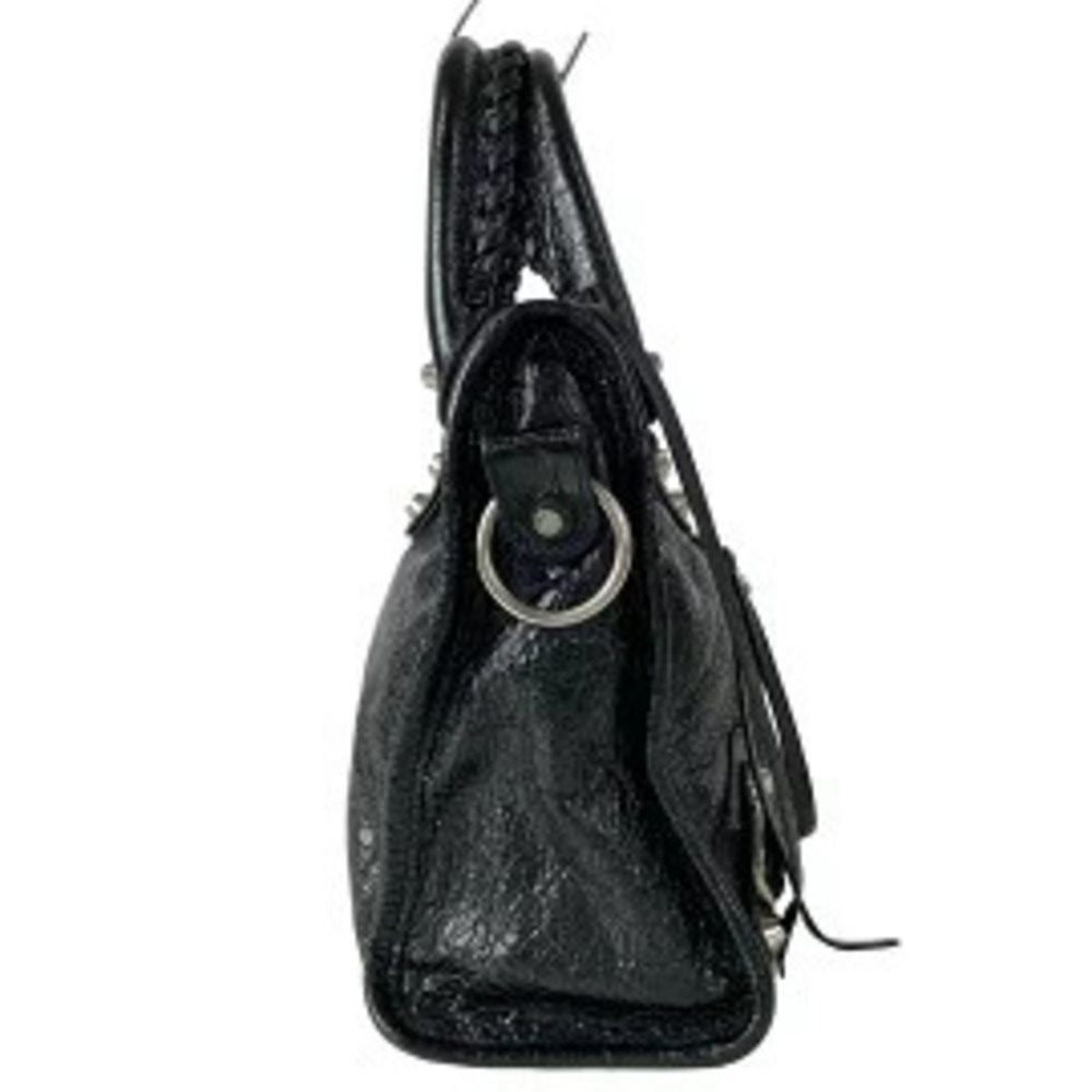 Balenciaga Le City Handbag Black Leather